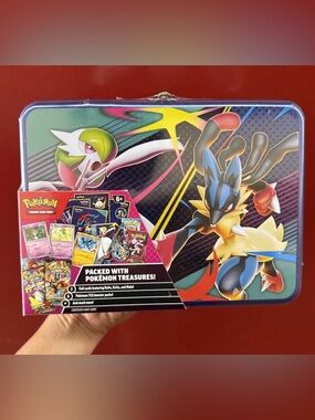 Pokemon TCG Collector Chest Fall 2025 Mega Lucario Gardevoir 6 Packs Sealed NIB